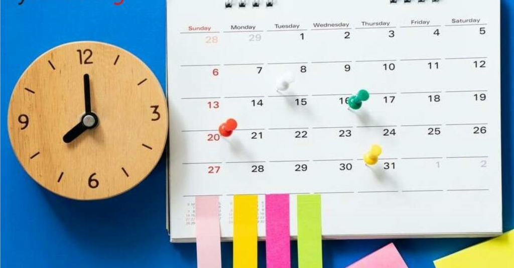 Lịch học thông minh 7 ngày