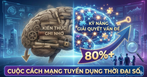 Hơn 80% Doanh Nghiệp Ưu Tiên Kỹ Năng "Giải Quyết Vấn Đề" Hơn Kiến Thức Ghi Nhớ: Cuộc Cách Mạng Tuyển Dụng Thời Đại Số