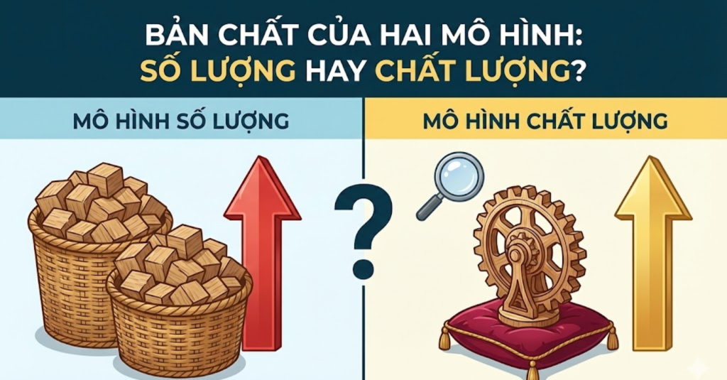 Bản chất của hai mô hình: Số lượng hay Chất lượng? hình minh họa