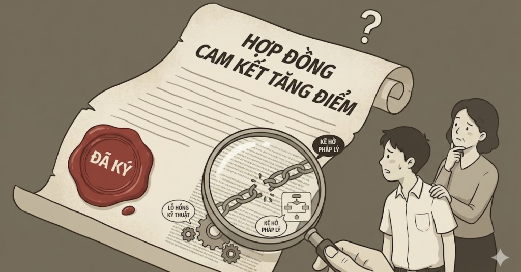 Những "kẽ hở" pháp lý và kỹ thuật trong bản hợp đồng cam kết tăng điểm