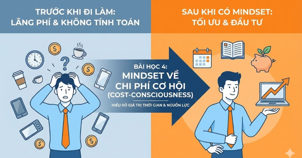 Bài Học 4: Mindset Cần Có Trước Khi Đi Làm Về Chi Phí Cơ Hội (Cost-Consciousness)