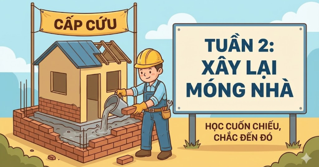 Tuần 2: "Cấp cứu" nền tảng - Xây lại móng nhà