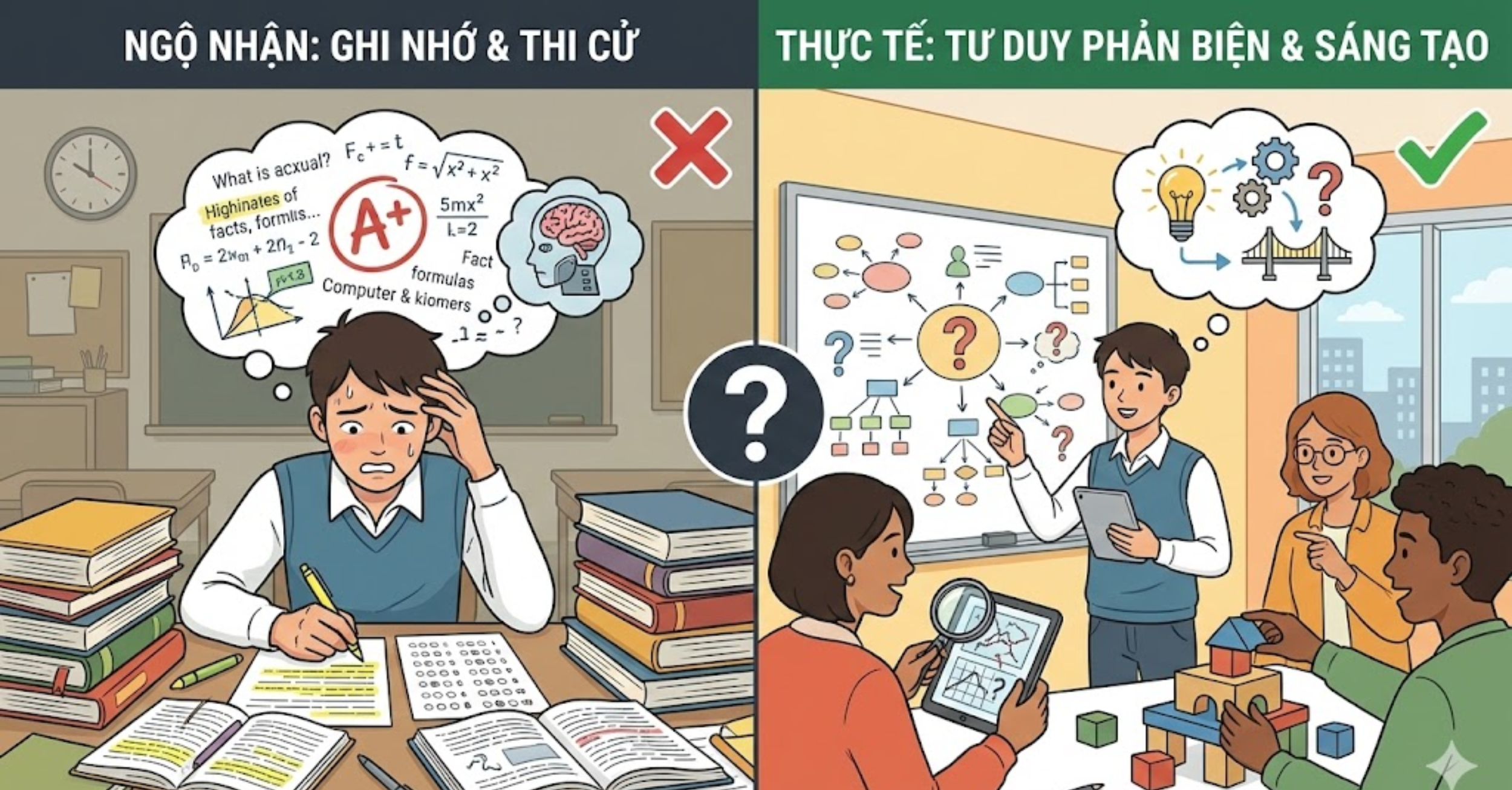 Sự Ngộ Nhận Về Việc "Rèn Luyện Tư Duy"