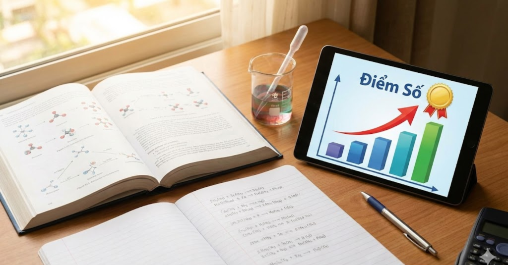 Môn Hóa – Môn học giúp tăng điểm nhờ công thức và phản xạ