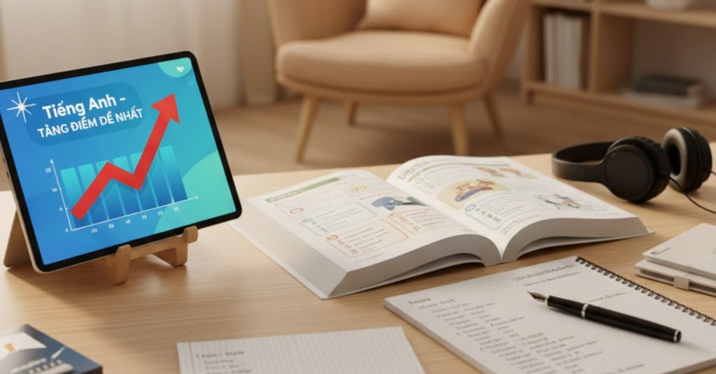 Tiếng Anh – Môn học tăng điểm dễ nhất nếu học thêm đúng cách 
