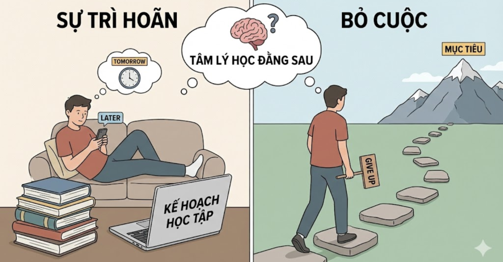 Tâm Lý Học Đằng Sau Sự Trì Hoãn Và Bỏ Cuộc