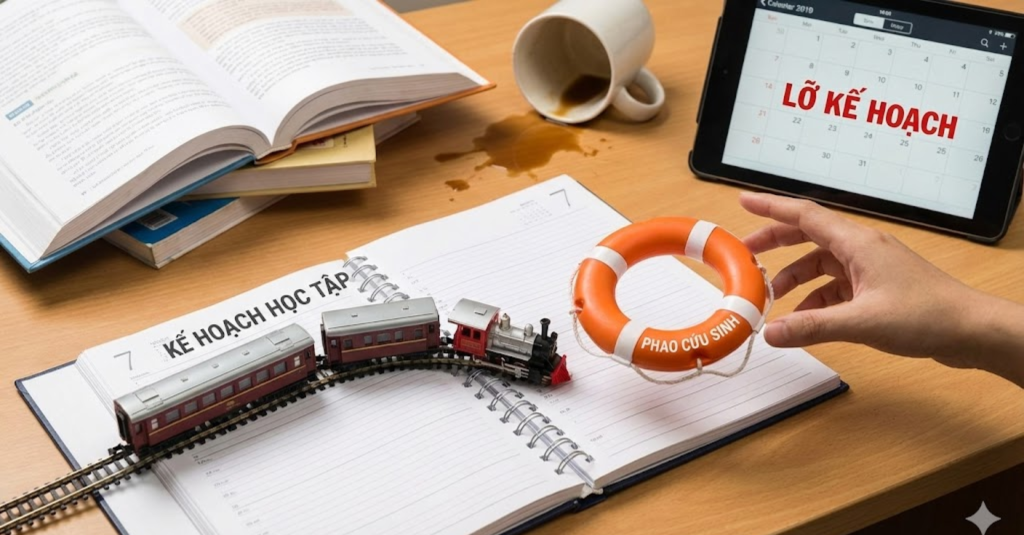 Phao Cứu Sinh - Làm Gì Khi Bạn "Trượt Đường Ray" Khỏi Kế Hoạch Học Tập?