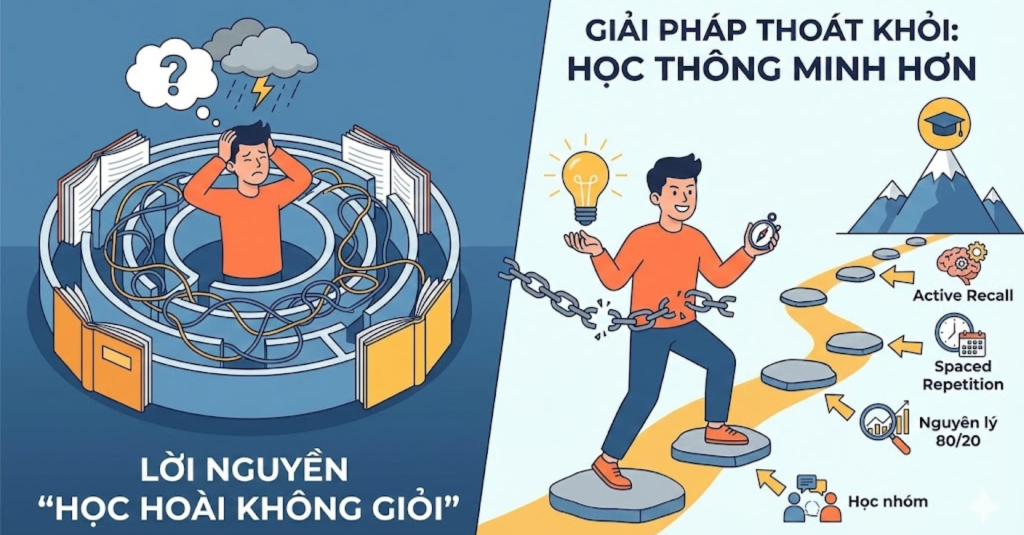 Giải pháp thoát khỏi lời nguyền "Học hoài không giỏi"