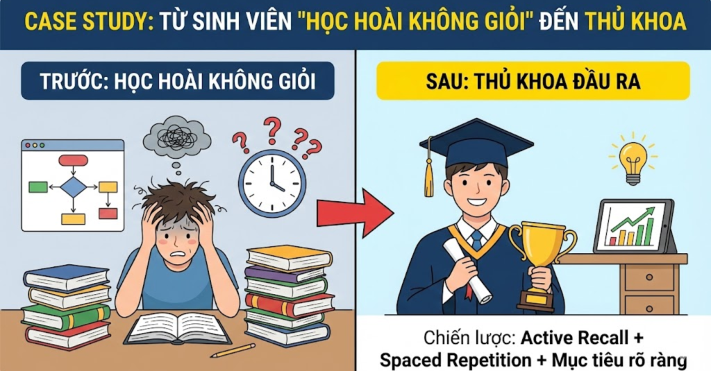 Case Study - Từ sinh viên "học hoài không giỏi" đến thủ khoa