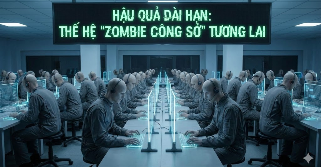 Hậu quả dài hạn: Thế hệ "Zombie công sở" tương lai