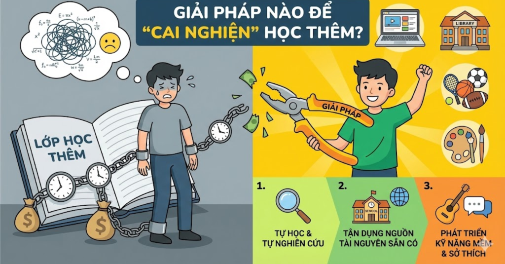 Giải pháp nào để "cai nghiện" học thêm?