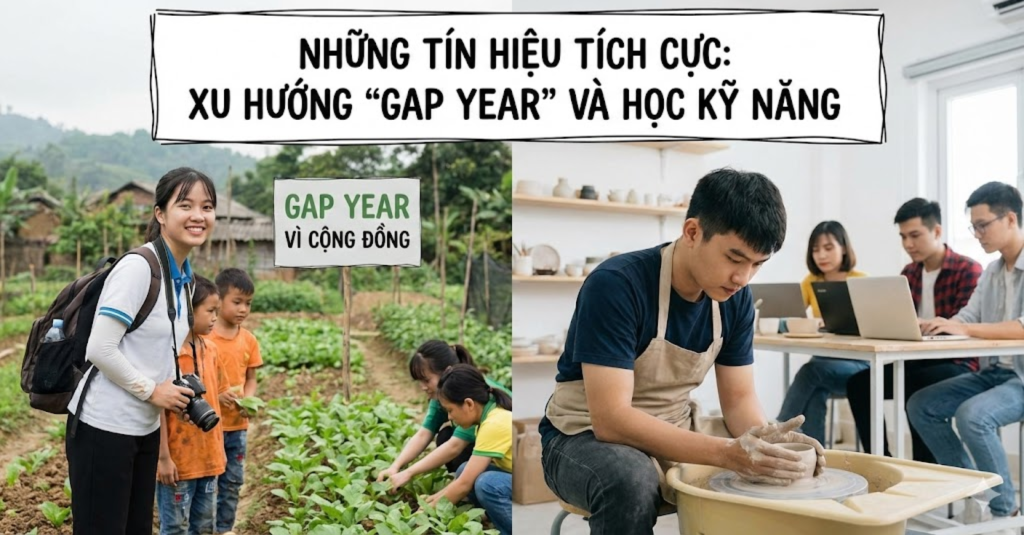 Những tín hiệu tích cực: Xu hướng "Gap Year" và học kỹ năng