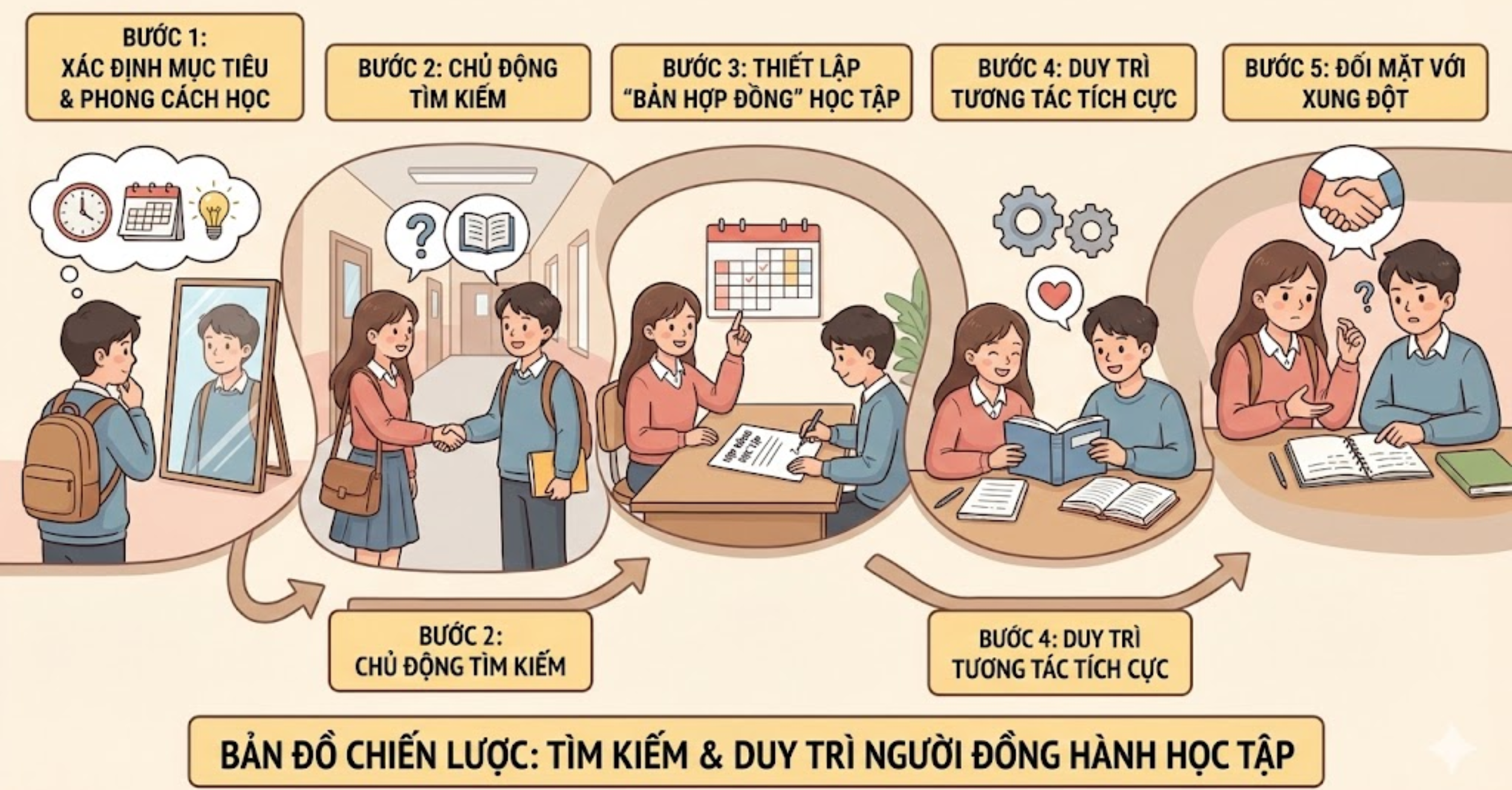 Bản Đồ Chiến Lược: Tìm Kiếm Và Duy Trì Mối Quan Hệ Với Người Đồng Hành