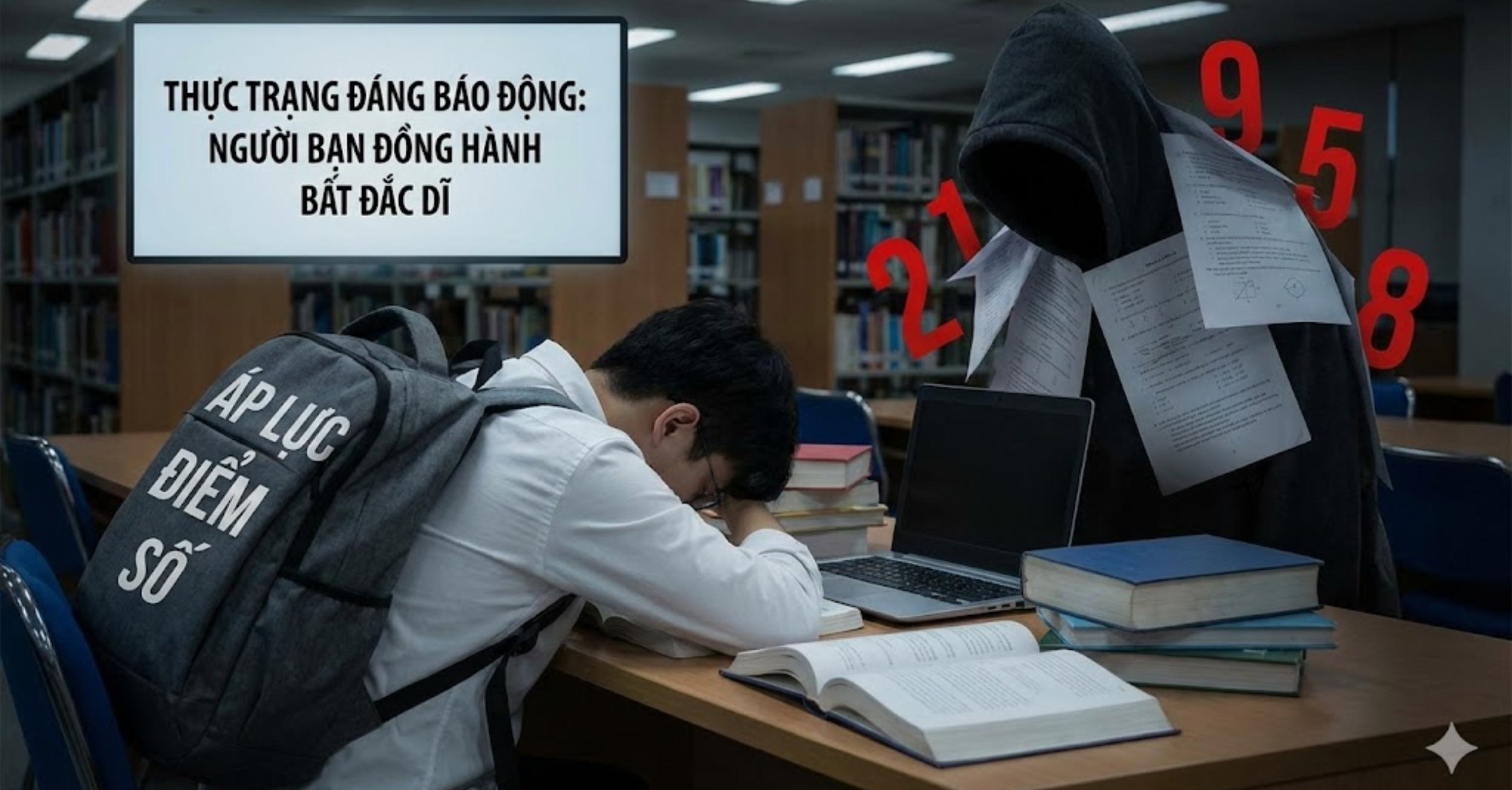 Thực trạng đáng báo động: Khi "Áp lực điểm số" trở thành người bạn đồng hành bất đắc dĩ
