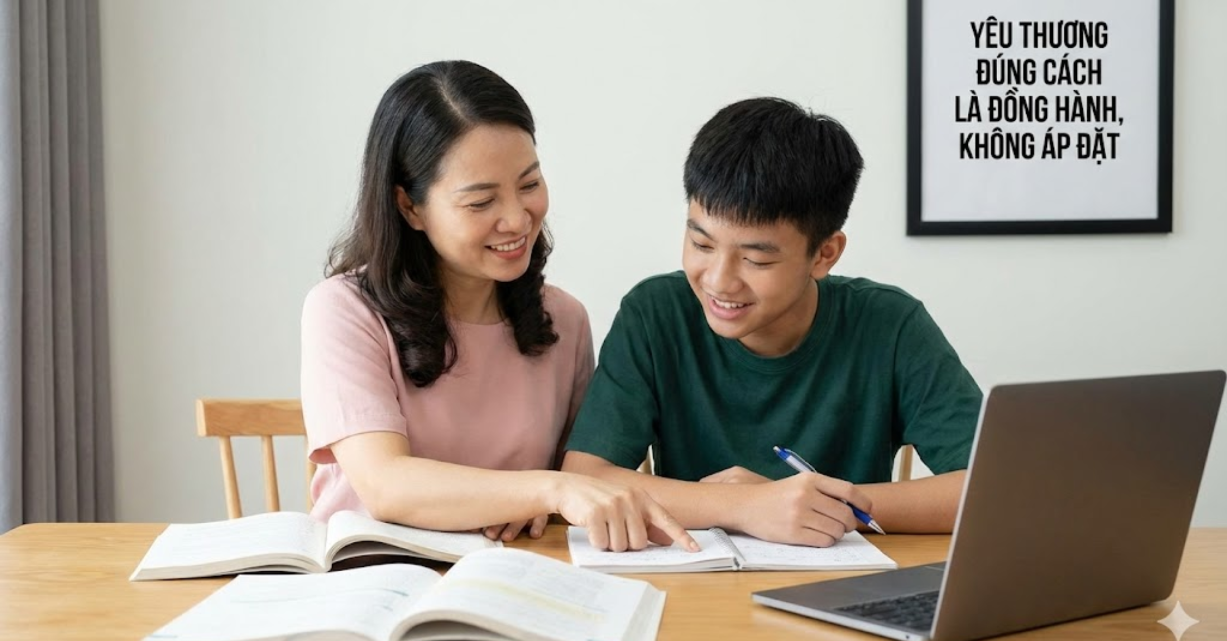 Dành cho phụ huynh: Yêu thương đúng cách là đồng hành, không áp đặt