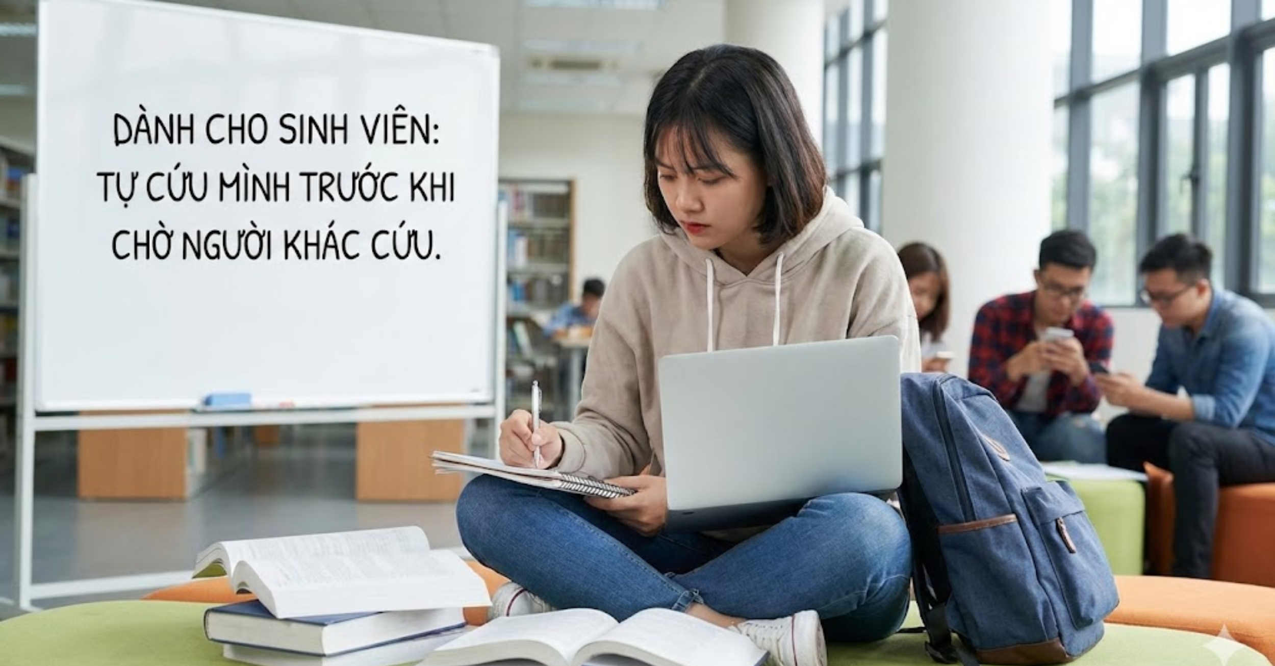 Dành cho sinh viên: Tự cứu mình trước khi chờ người khác cứu