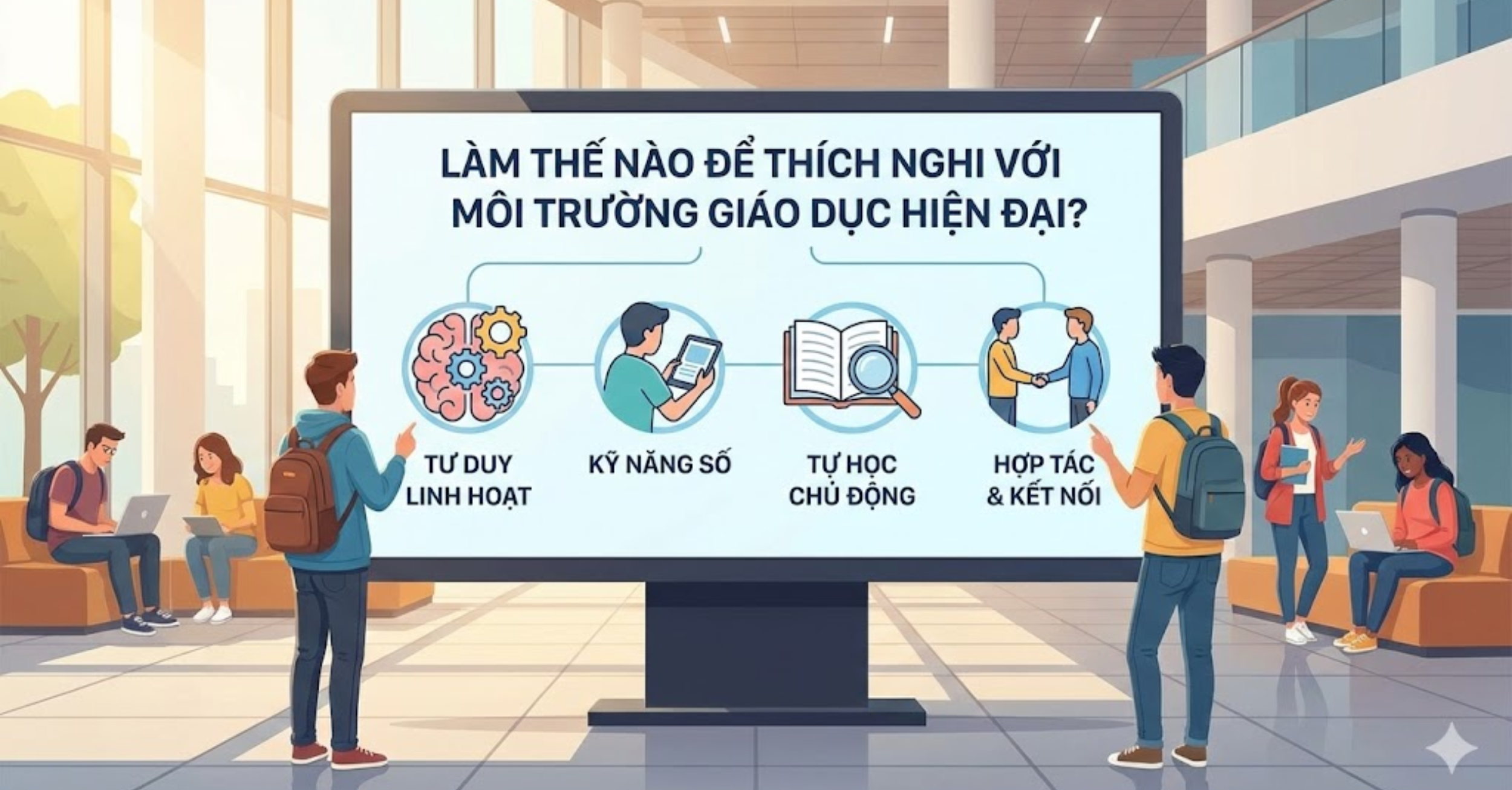 Làm thế nào để thích nghi với môi trường giáo dục hiện đại?