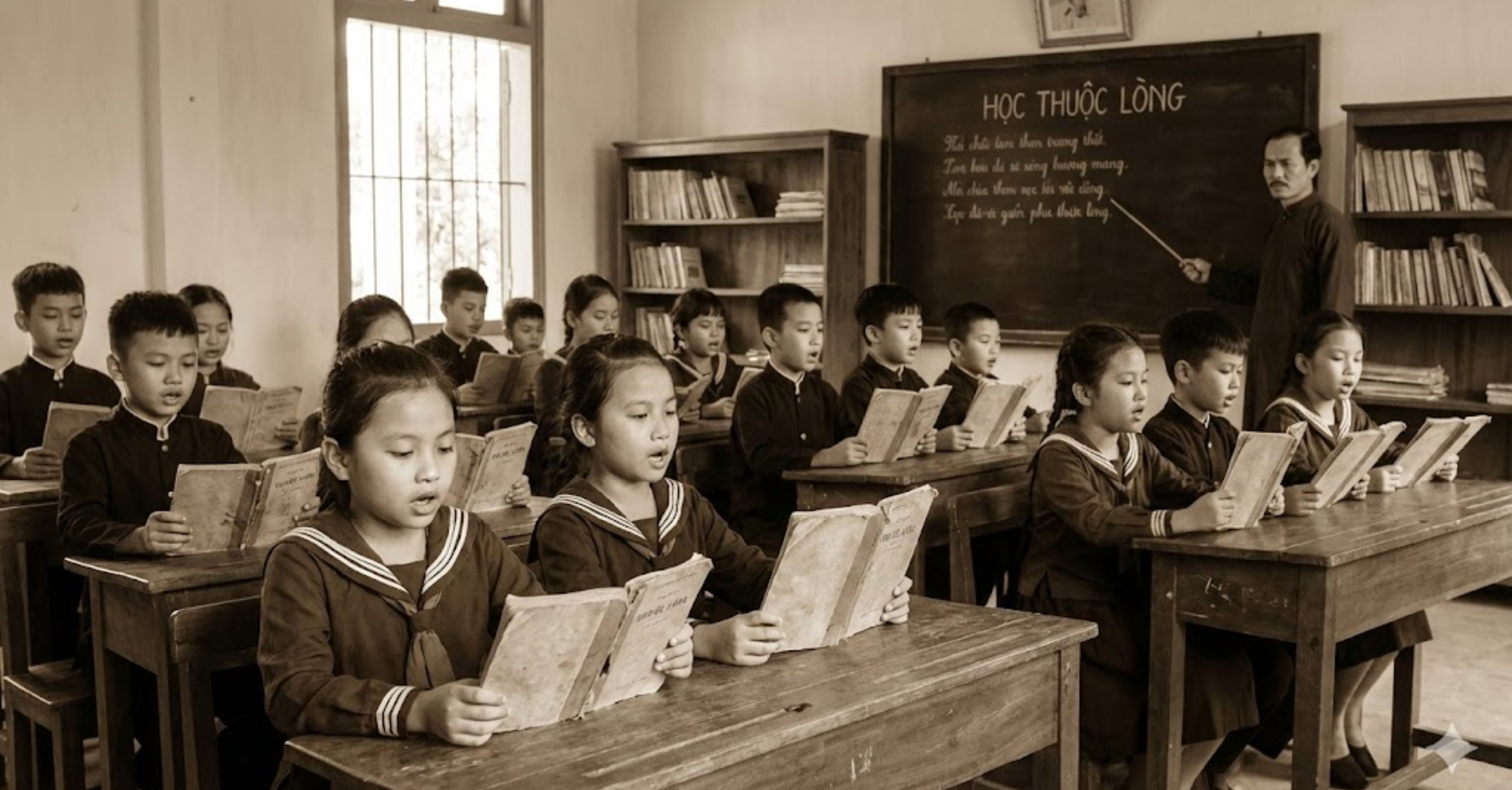 Thời hoàng kim của "Học thuộc lòng" và lý do nó từng thống trị