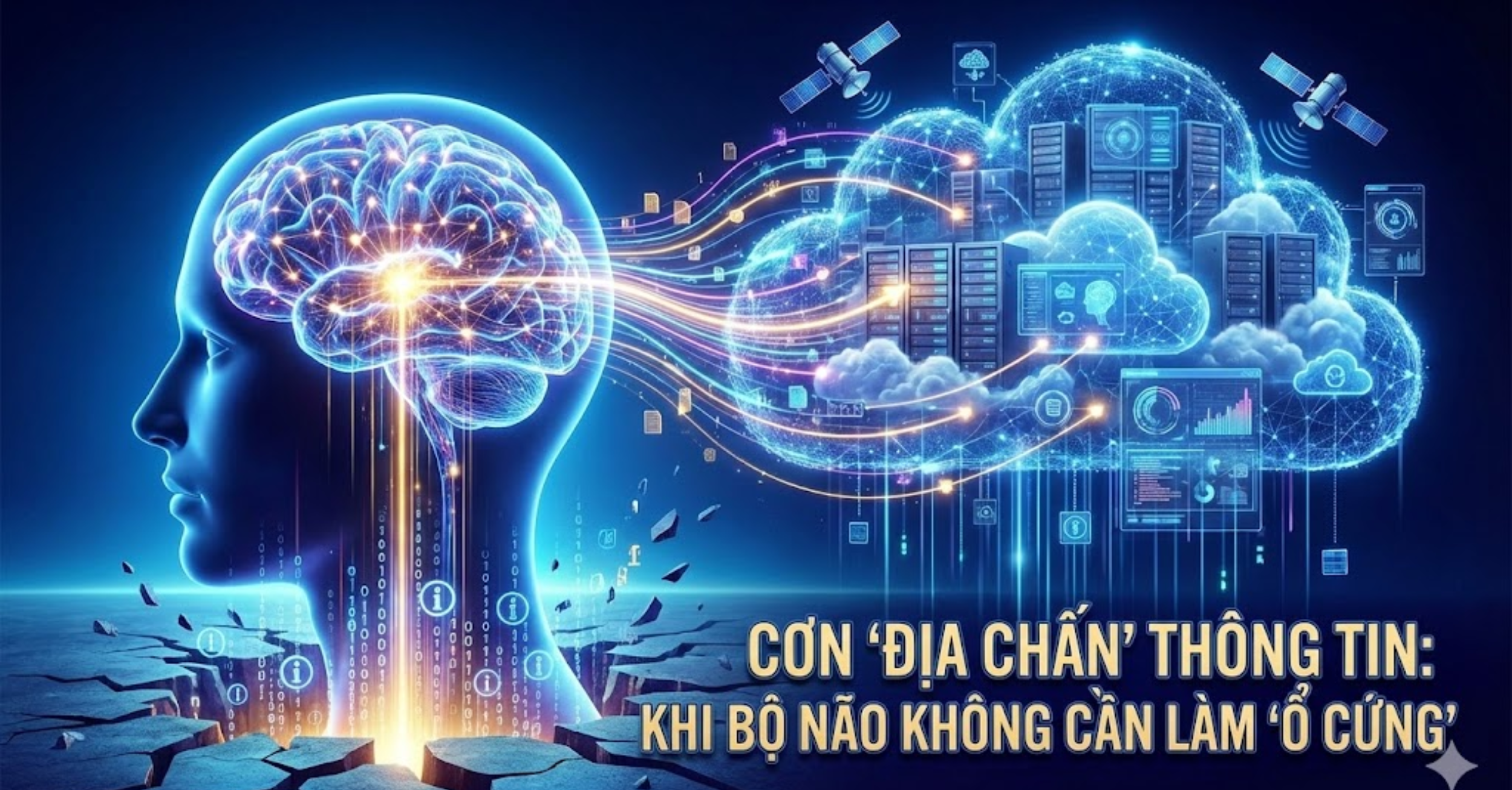Cơn "địa chấn" thông tin: Khi bộ não không cần làm "ổ cứng"