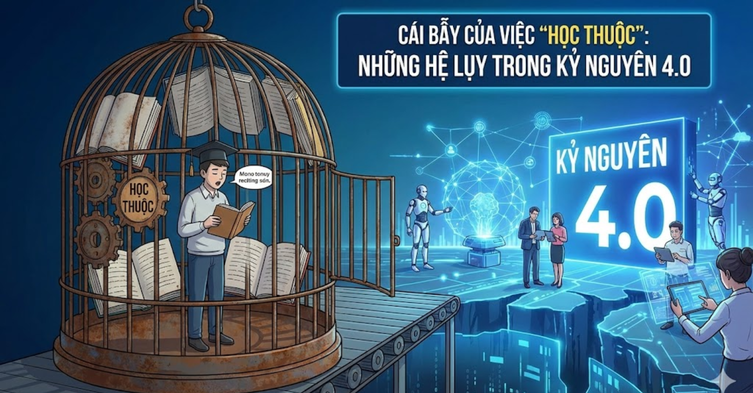 Cái bẫy của việc "Học thuộc": Những hệ lụy trong kỷ nguyên 4.0