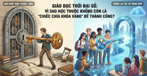 Giáo dục thời đại số: Vì sao học thuộc không còn là "chiếc chìa khóa vàng" để thành công?