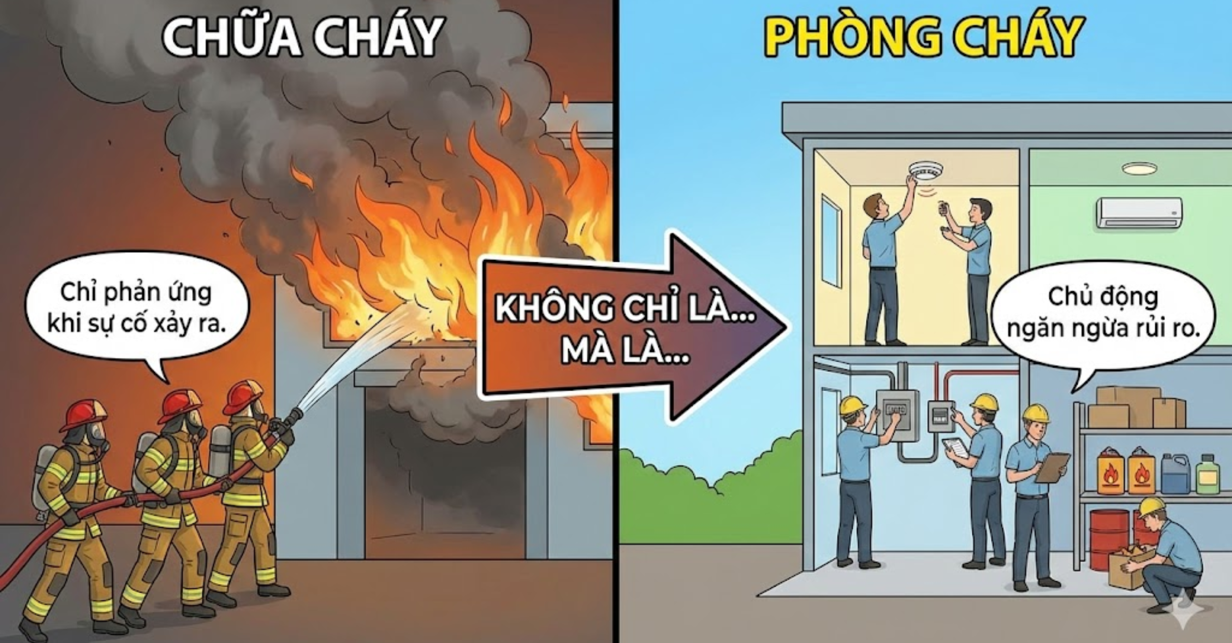 Không chỉ là "chữa cháy", mà là "phòng cháy"