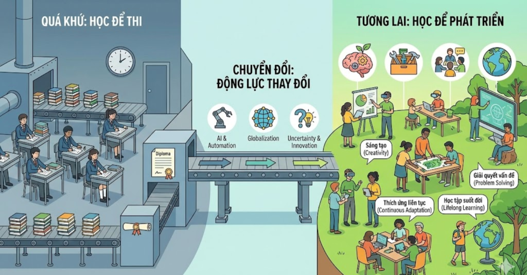 Tại sao "Học để phát triển" lại là xu hướng tất yếu của tương lai?