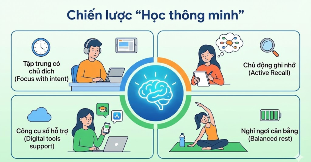 Làm thế nào để kết hợp: Chiến lược "Học thông minh"