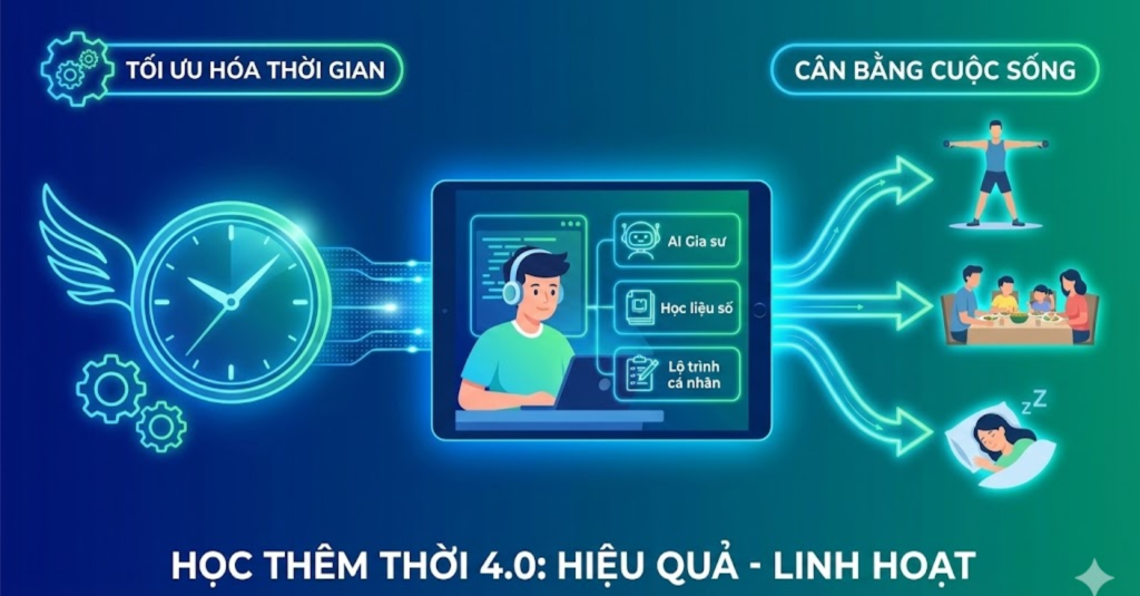 Tại sao học thêm thời 4.0 lại tối ưu hóa được thời gian?