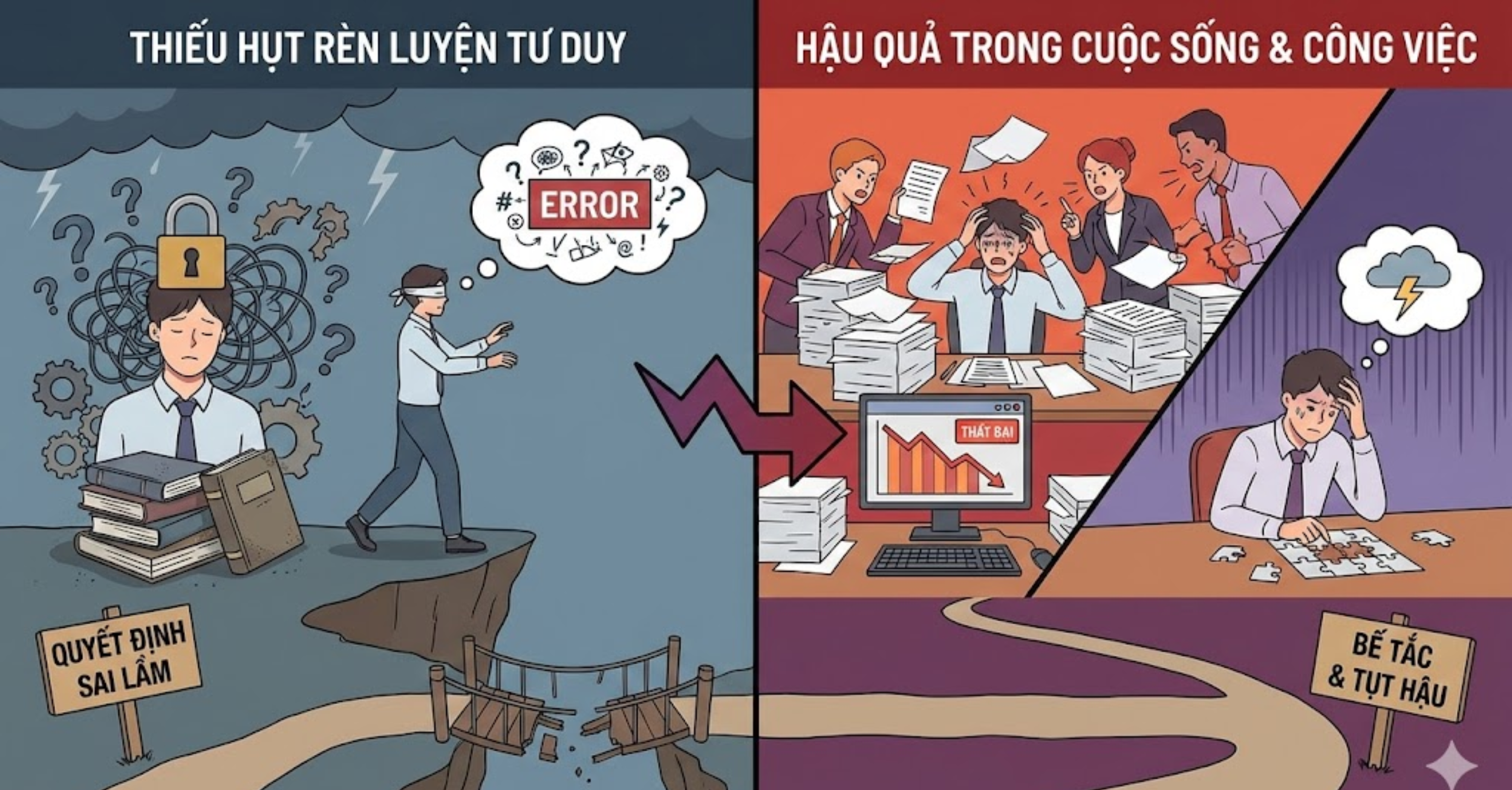 Hậu Quả Của Việc Thiếu Hụt Rèn Luyện Tư Duy