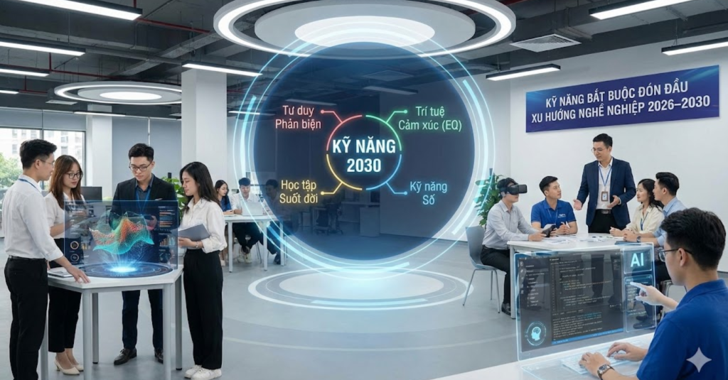 Những kỹ năng bắt buộc để đón đầu xu hướng nghề nghiệp 2026–2030