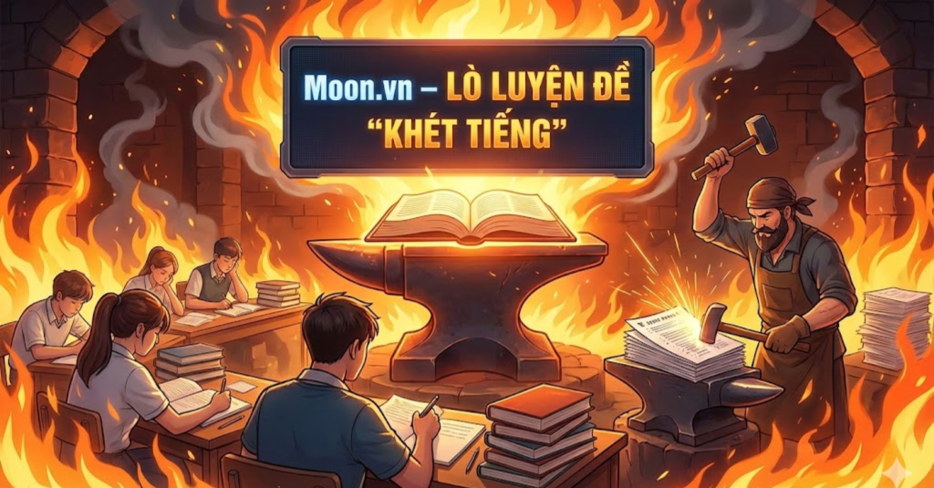 Moon.vn – Lò luyện đề "khét tiếng"