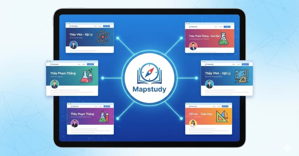 Mapstudy & Các trang web chuyên biệt của giáo viên