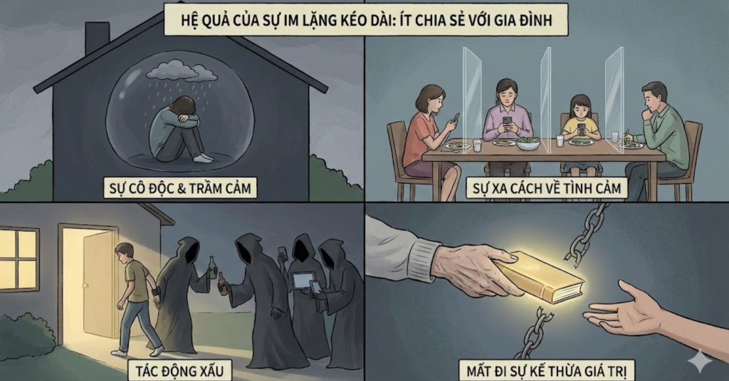 Hệ quả của sự im lặng kéo dài