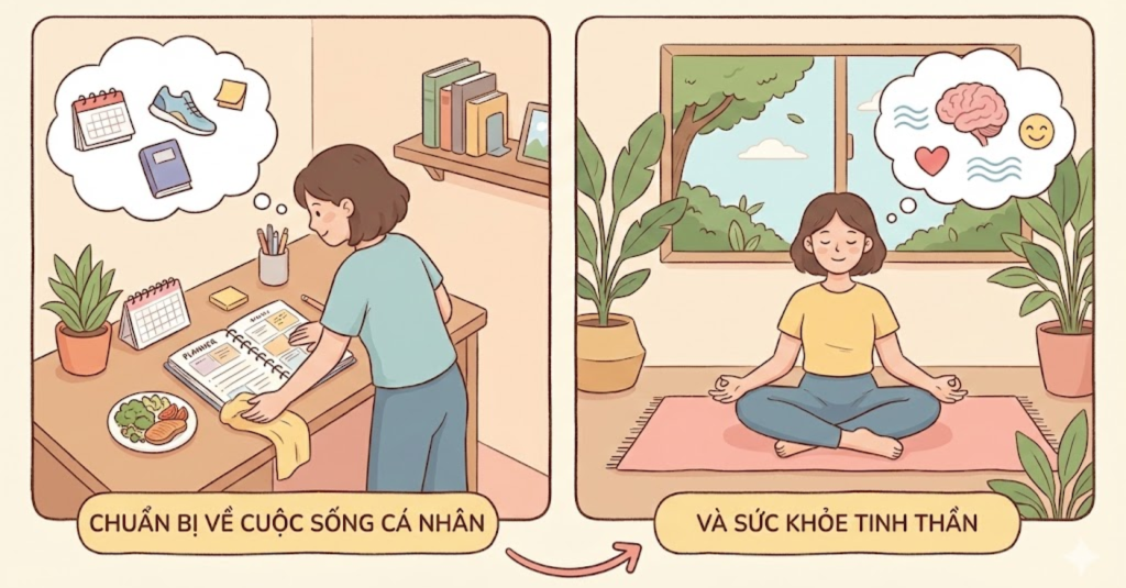 Chuẩn Bị Về Cuộc Sống Cá Nhân và Sức Khỏe Tinh Thần