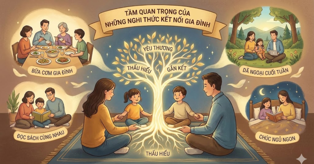 Tầm quan trọng của những nghi thức kết nối gia đình