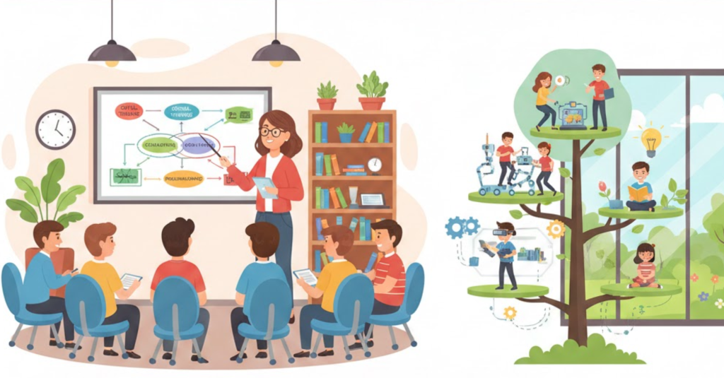 Vai trò của người hướng dẫn và môi trường học tập