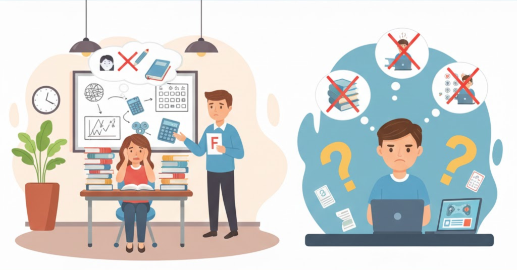 Những sai lầm cần tránh khi thực hiện kế hoạch cải thiện điểm Toán