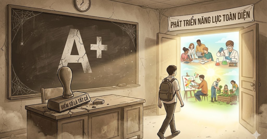 Sự lỗi thời của tư duy "điểm số là tất cả"
