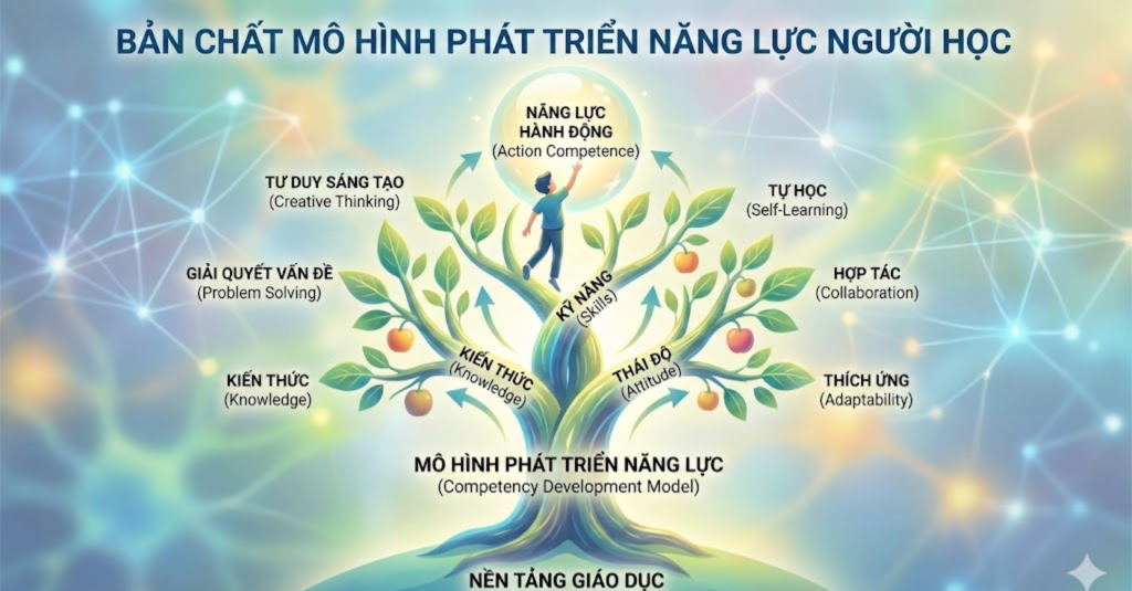 Bản chất của mô hình phát triển năng lực người học