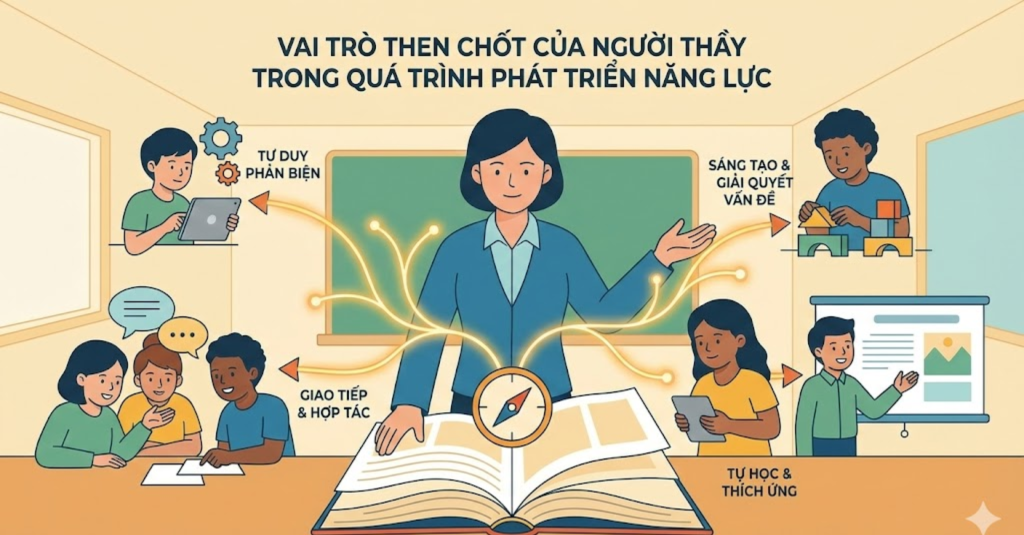 Vai trò then chốt của người thầy trong quá trình phát triển năng lực