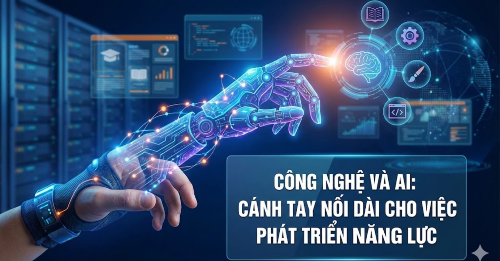 Công nghệ và AI: Cánh tay nối dài cho việc phát triển năng lực