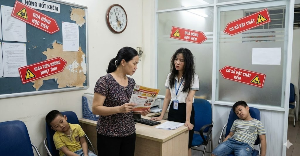 Những dấu hiệu "đỏ" cảnh báo bạn đang chọn sai trung tâm