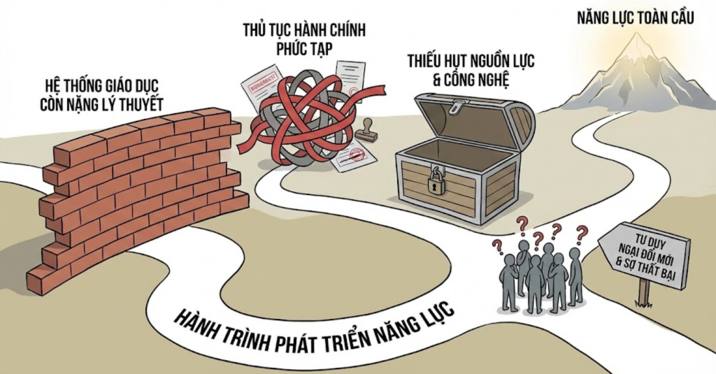 Những rào cản trong hành trình phát triển năng lực tại Việt Nam