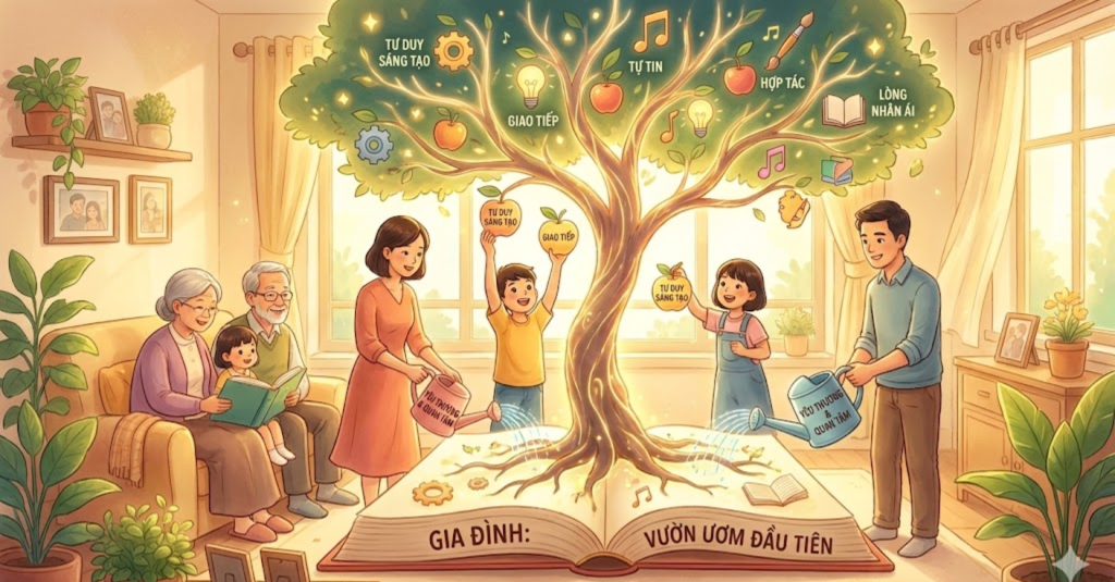 Gia đình: "Vườn ươm" đầu tiên cho sự phát triển năng lực