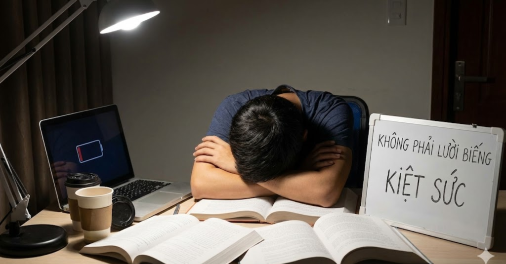 Bản chất của việc mất động lực: Không phải lười biếng, mà là kiệt sức