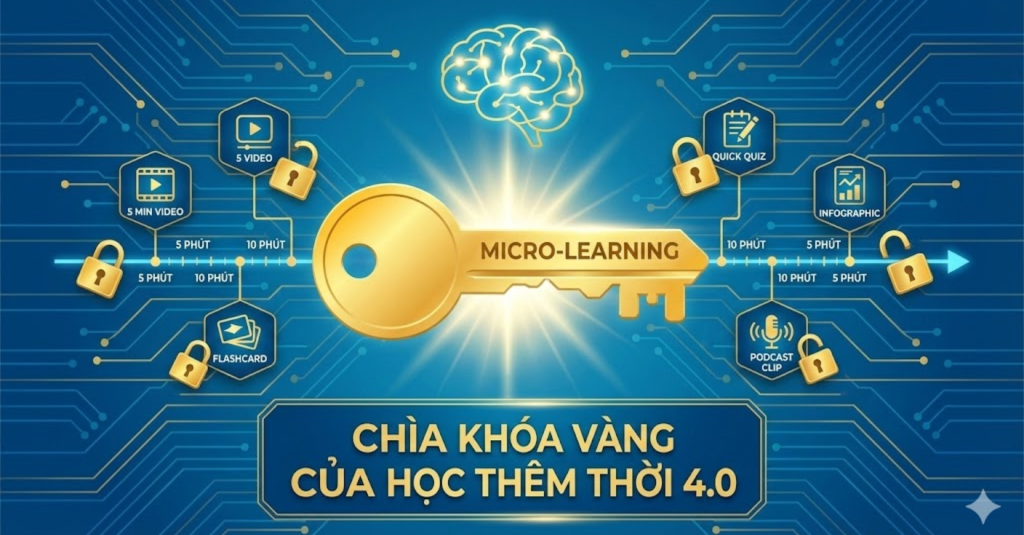 Phương pháp Micro-learning: Chìa khóa vàng của học thêm thời 4.0