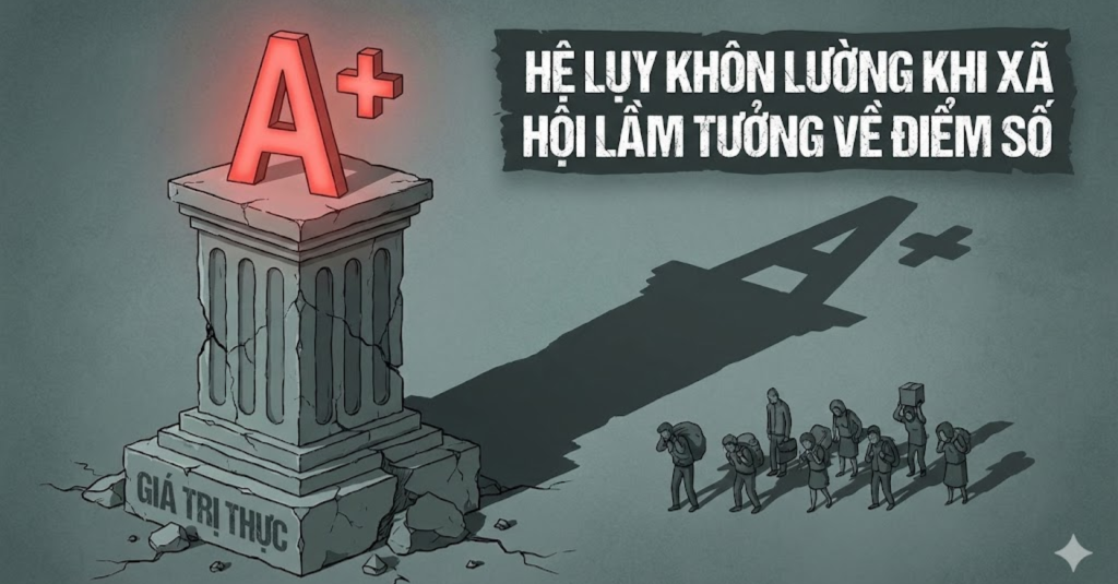 Hệ lụy khôn lường khi xã hội lầm tưởng về điểm số