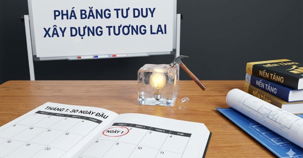 GIAI ĐOẠN 1: 30 NGÀY ĐẦU – "PHÁ BĂNG" TƯ DUY VÀ XÂY DỰNG NỀN TẢNG