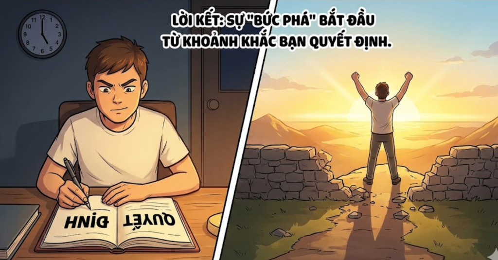 Lời Kết: Sự "Bức Phá" Bắt Đầu Từ Khoảnh Khắc Bạn Quyết Định